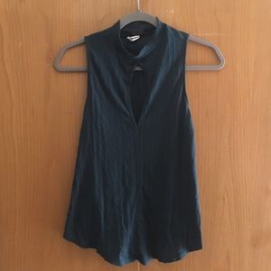 Free People Tank xs Dark Green/Teal